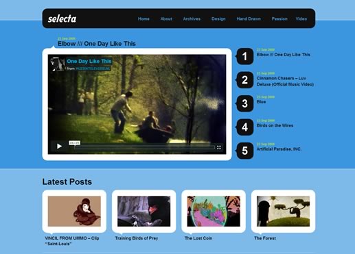 Free premium WordPress theme - Selecta