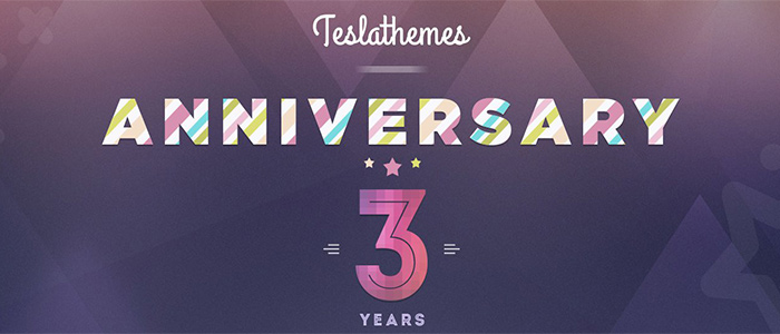Get 50% Off In Telsa Themes 3rd Anniversary Celebration (+ An Awesome Giveaway)