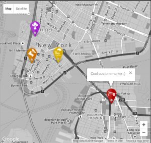 Google maps widget WordPress